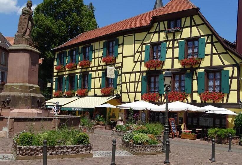 ホテル Logis Hôtel Restaurant Du Mouton