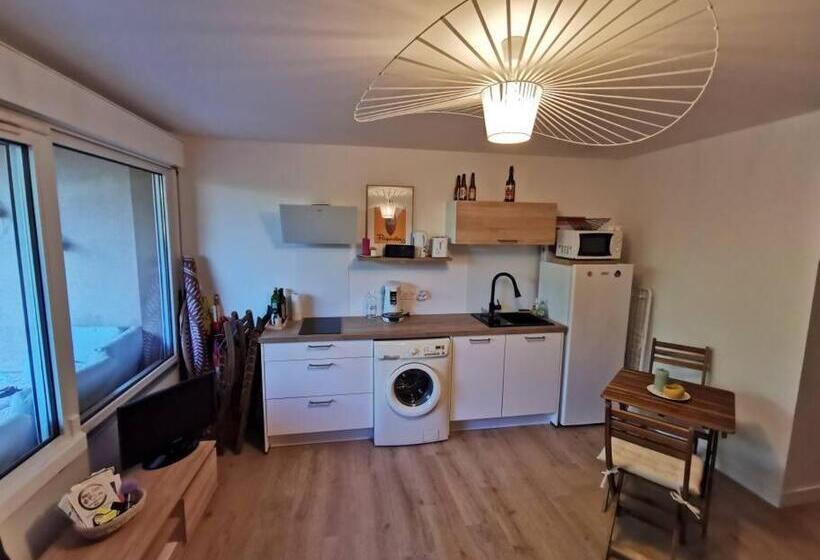 Charmant Studio Neuf à 150m De La Mer