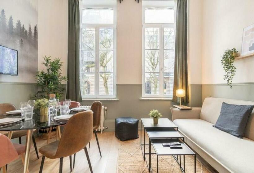 Lille Hypercentre Bright Apartment!