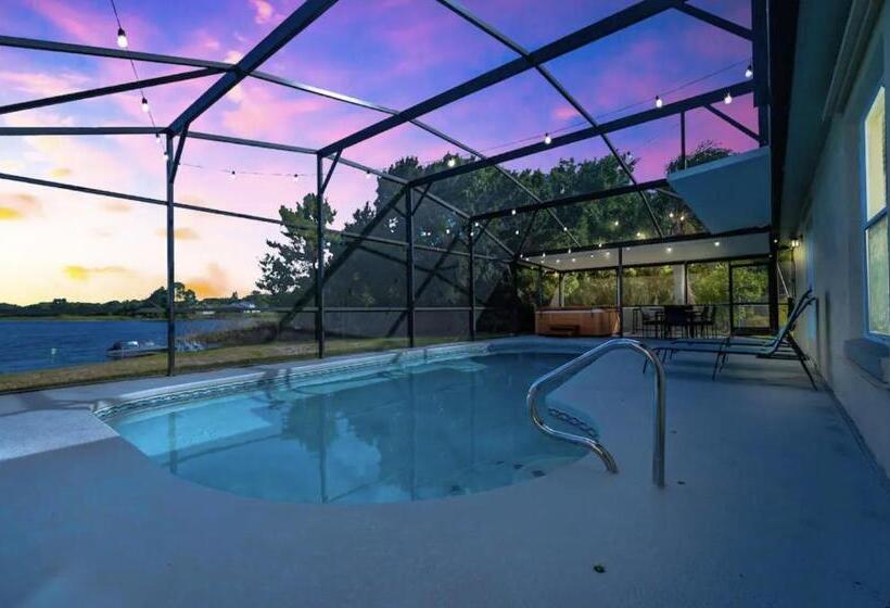 Happy Rest Place Home Lake View With Pool And Hottub