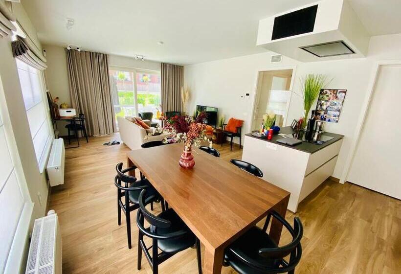 Luxury Apartment Volmolen With Garden, Terrace And Free Parking