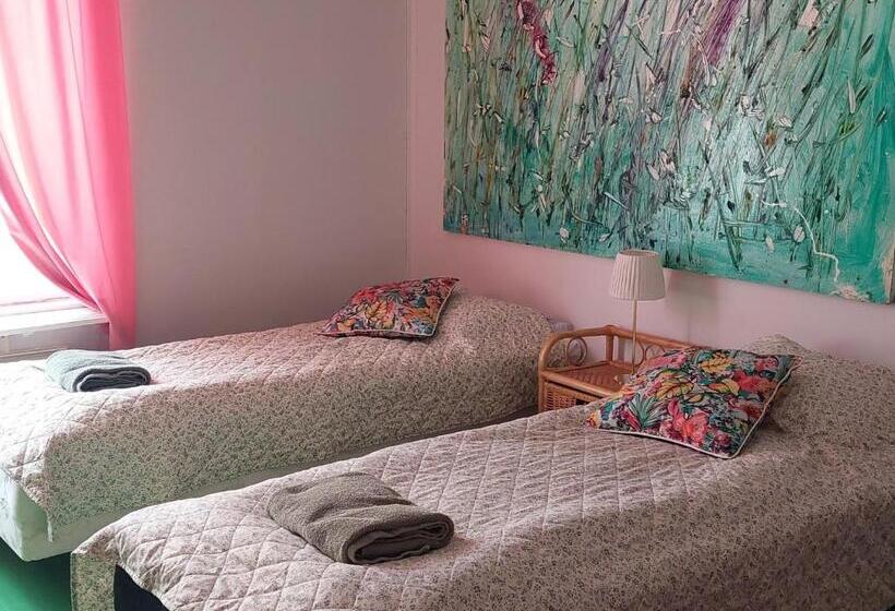 Nostalgista Majoittumista Taiteilijatalo Taideniityn Auringossa Tai Niityssä