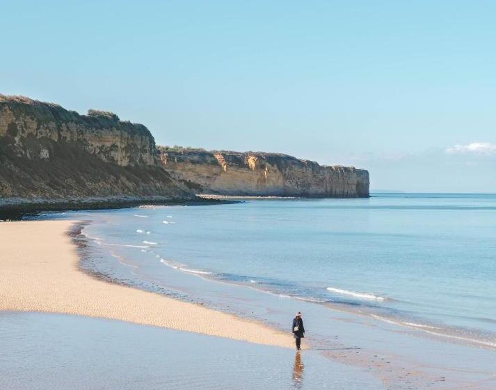 L Air Marin Apt Avec Belle Terrasse Vue Dégagée Séjour Lumineux 10 Mn à Pied Centre Port En Bessin P