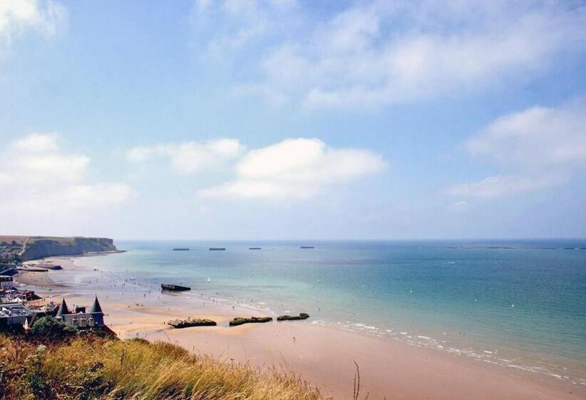 L Air Marin Apt Avec Belle Terrasse Vue Dégagée Séjour Lumineux 10 Mn à Pied Centre Port En Bessin P