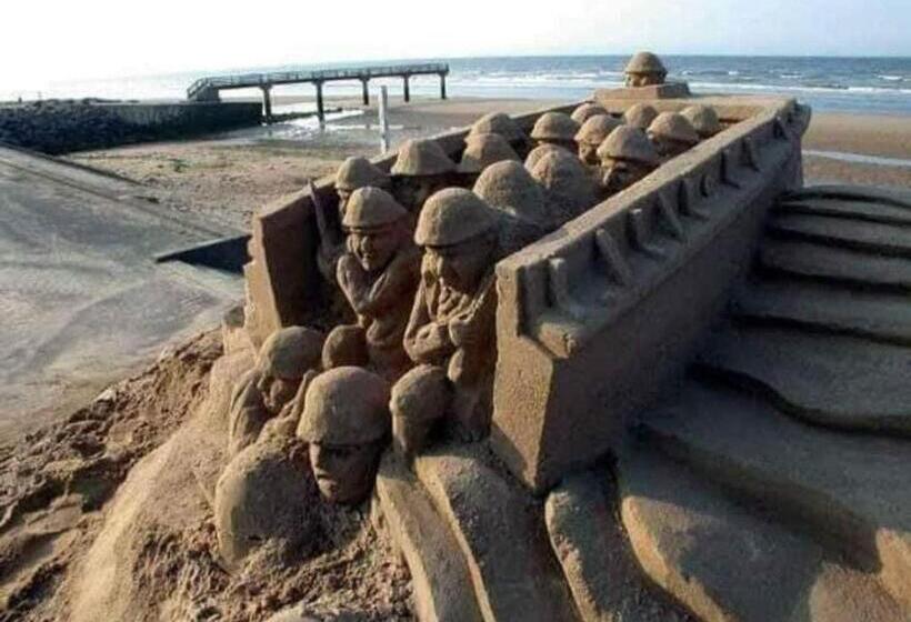 L Air Marin Apt Avec Belle Terrasse Vue Dégagée Séjour Lumineux 10 Mn à Pied Centre Port En Bessin P