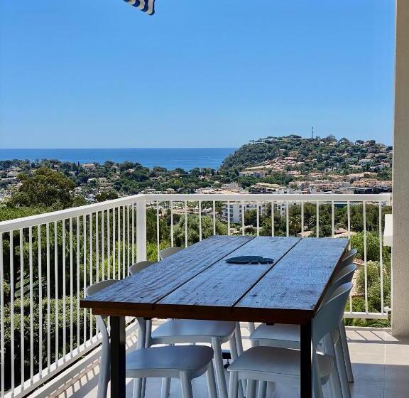 Mimosas Bel Appartement Avec Une Vue Imprenable Sur La Baie