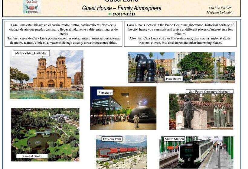 Pensión Casa Luna  Estratégica Ubicación