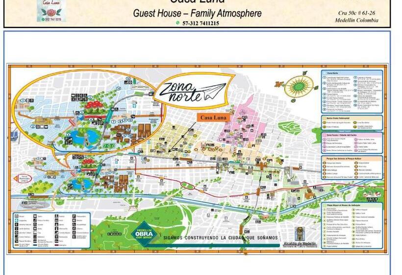 Pensión Casa Luna  Estratégica Ubicación