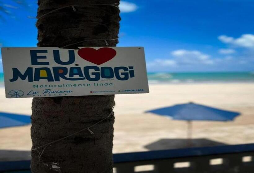 호스텔 Pousada La Riviera Pé Na Areia E Passeios Em Maragogi