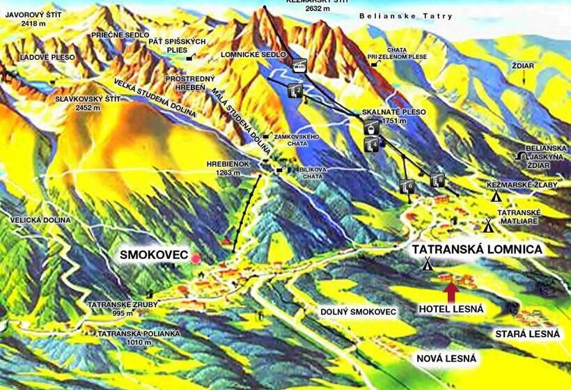 Отель Privileged Lesná   With Garden Terrace, Tatranská Lomnica 2 Km
