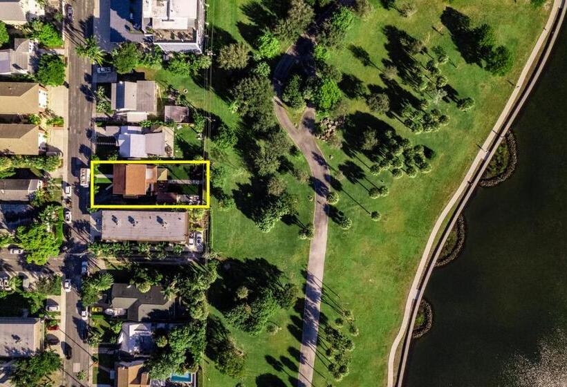 Historic Waterfront Estate With Yard & Modern Kitchen