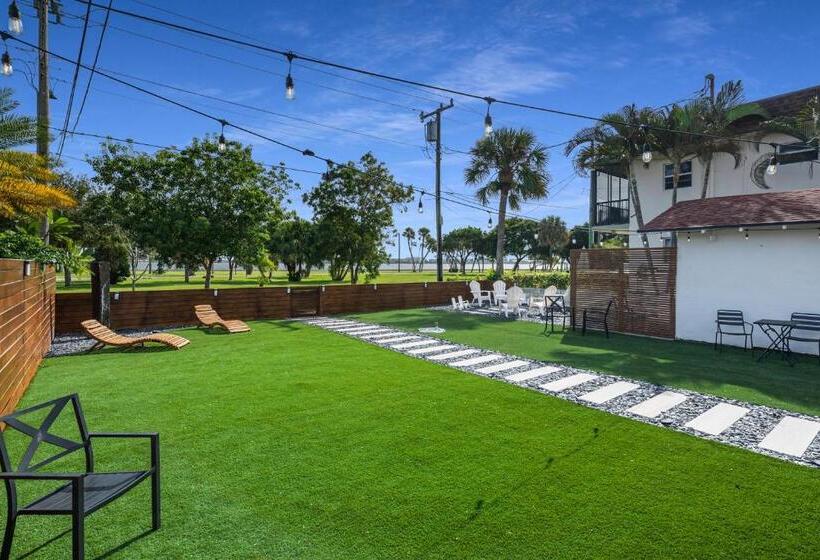 Historic Waterfront Estate With Yard & Modern Kitchen