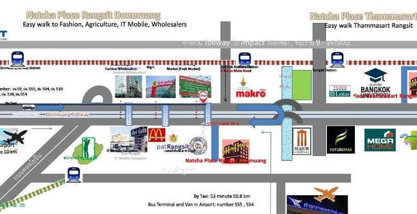 Hotel Natcha Place Tu Rangsit