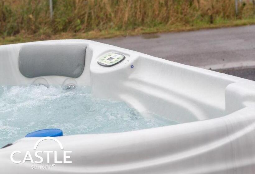 Castle Sunset On The Beach