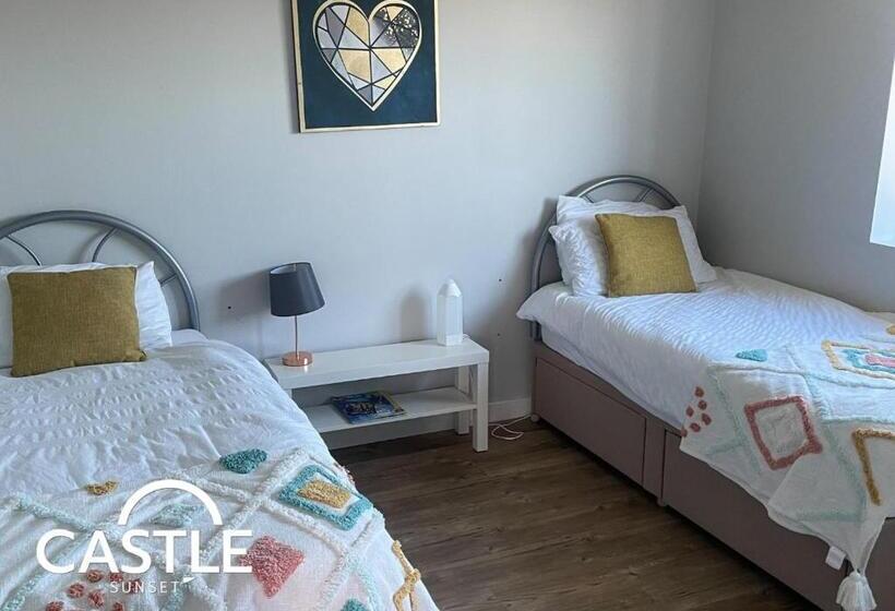 Castle Sunset On The Beach