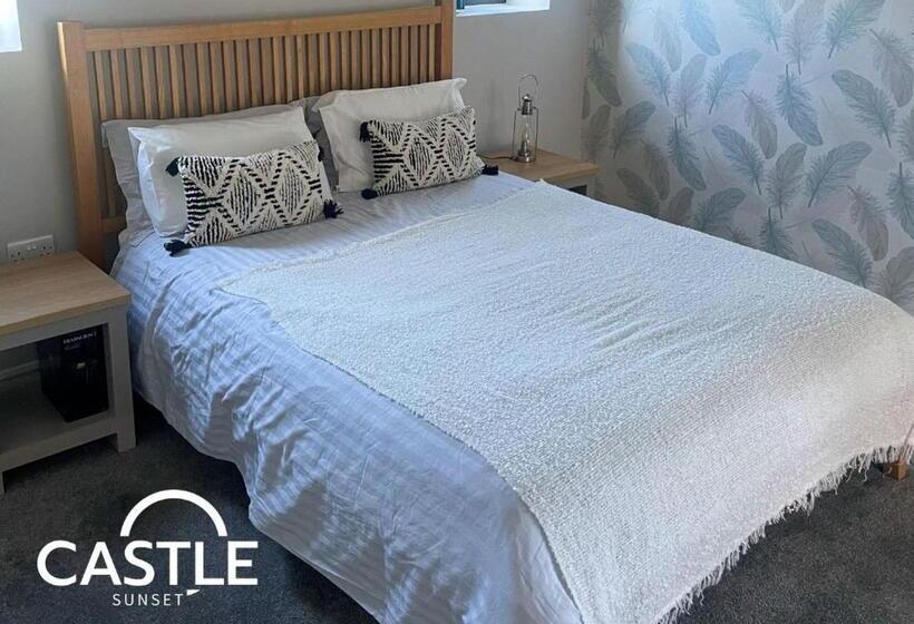 Castle Sunset On The Beach