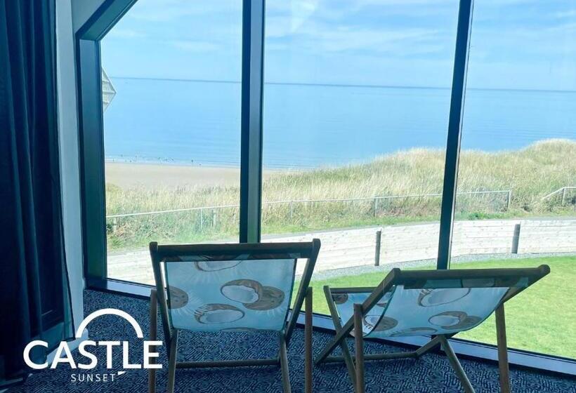 Castle Sunset On The Beach