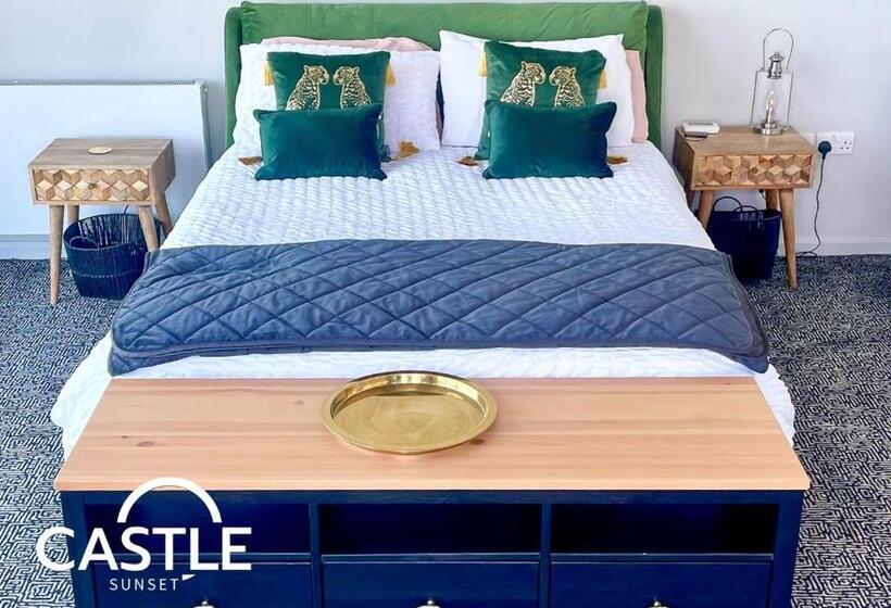 Castle Sunset On The Beach