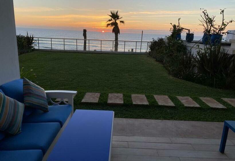 Luxery Stay With Seaview, Pool, Green Space & Sunset Orientation Near Rabat