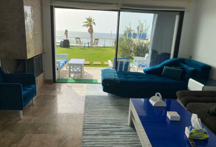 Luxery Stay With Seaview, Pool, Green Space & Sunset Orientation Near Rabat