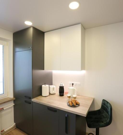 Modern 2 Room Apartment Free Parking Netflix