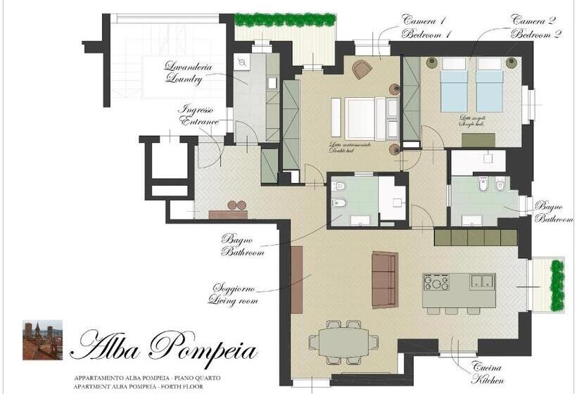 Villa Vitae Alba Pompeia Luxury Apartment