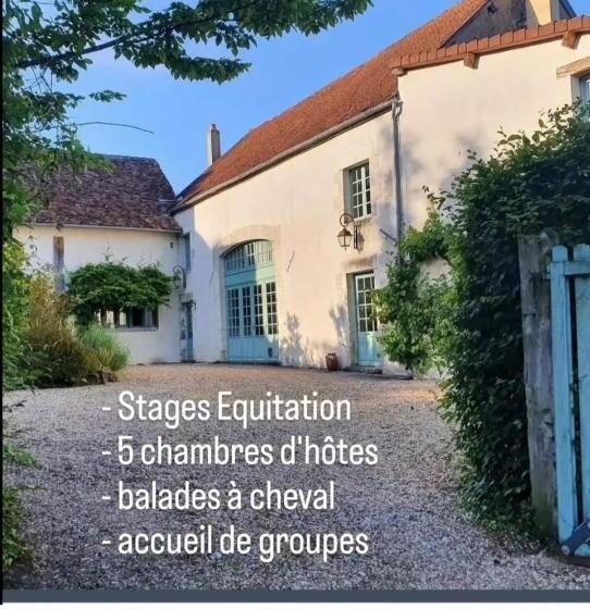 ベッドアンドブレックファースト Ferme équestre & Chambres D Hôtes Gateau Stables Proche Guédelon