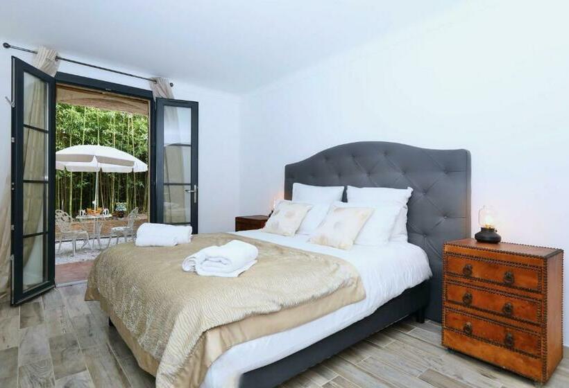 بنسيون Les Canoubiers Luxe Et Sérénité Au Cœur De Saint Tropez Suites Spacieuses Avec Jardin Enchanteur