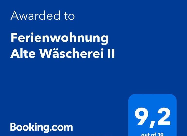 Ferienwohnung Alte Wäscherei Ii