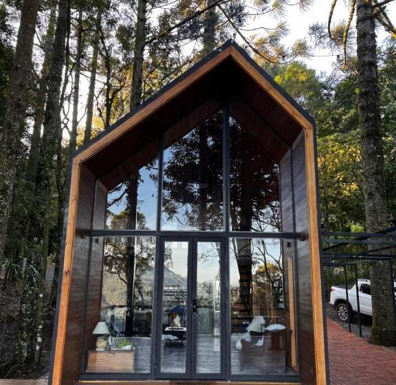 La Negra Cabana Entre Araucárias