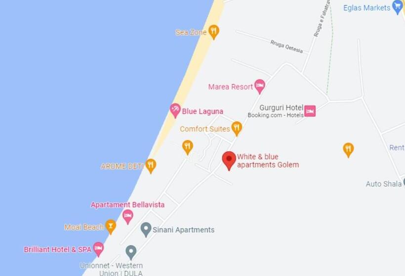 White & Blue Apartment S