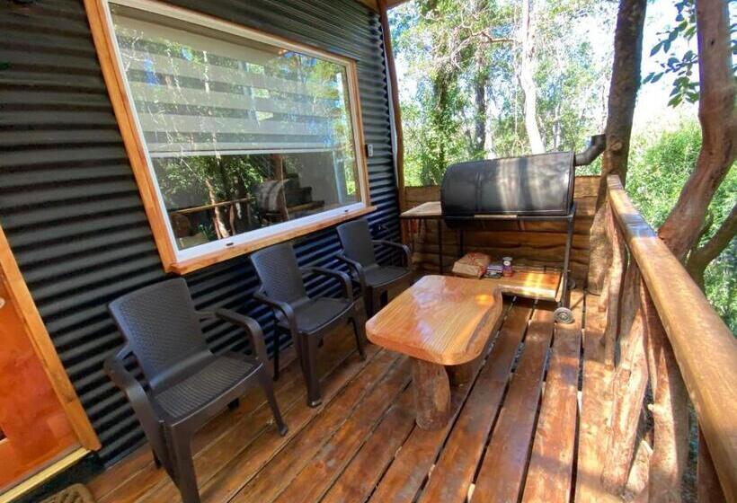 Cabaña Con Tinaja En Bosque Valdiviano