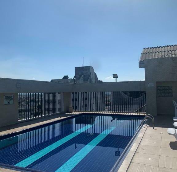Flat  Hidromassagem Privativa E Piscina A 500 Mts Da Praia