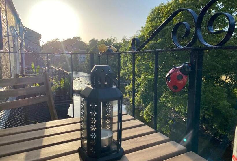 Riverbank Cottage Lake District Double Balcony