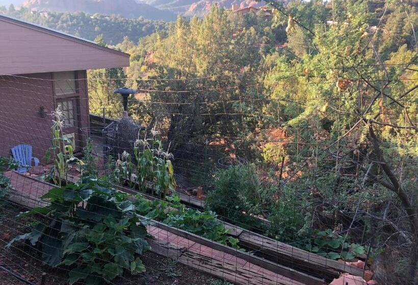 3 Acre Private Designer Villa Borders Forest Forever Views!