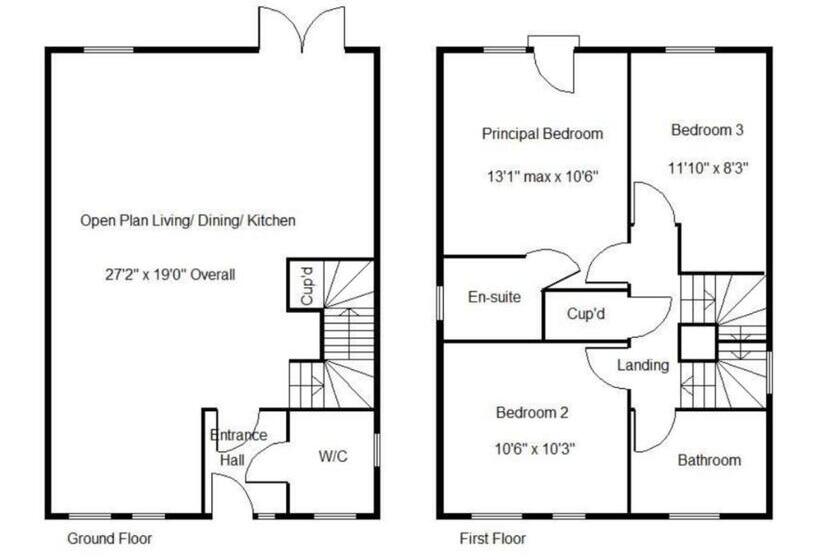 Heartswood Home Modern 3 Bedroom, Double Driveway