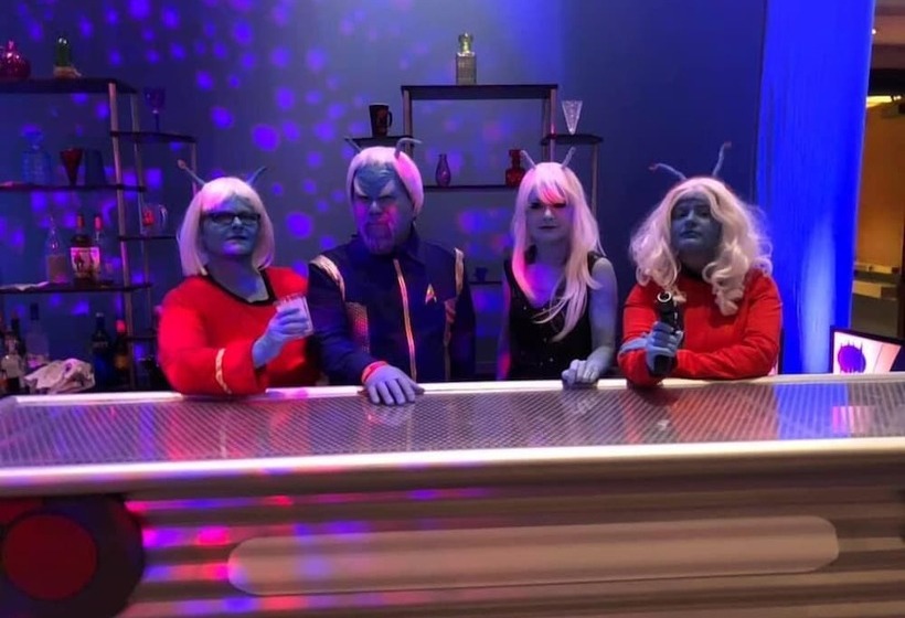 فندق The Star Trek   Uss Enterprise Room At The Itty Bitty Inn