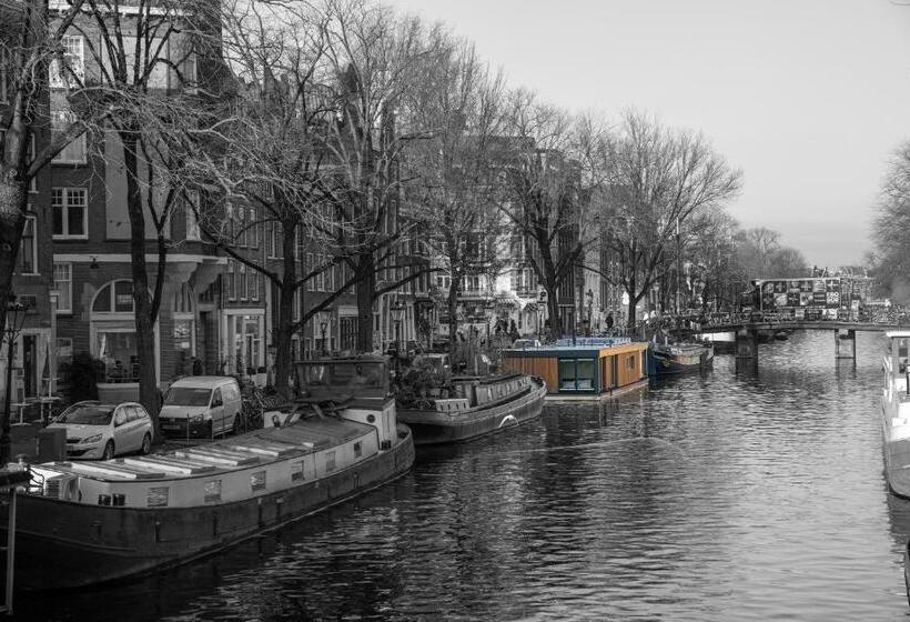 مبيت وإفطار 2 Houseboat Suites Amsterdam Prinsengracht
