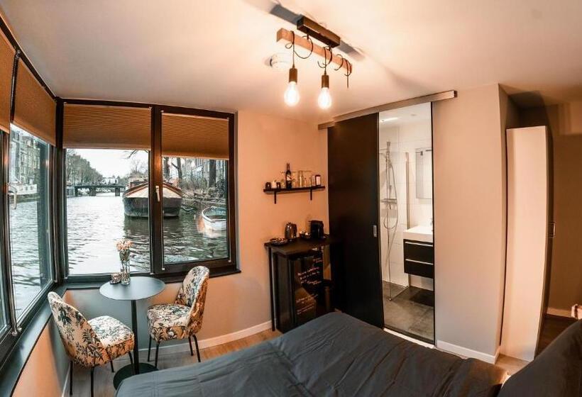 צימר 2 Houseboat Suites Amsterdam Prinsengracht