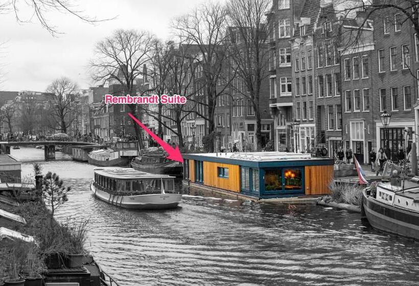 צימר 2 Houseboat Suites Amsterdam Prinsengracht