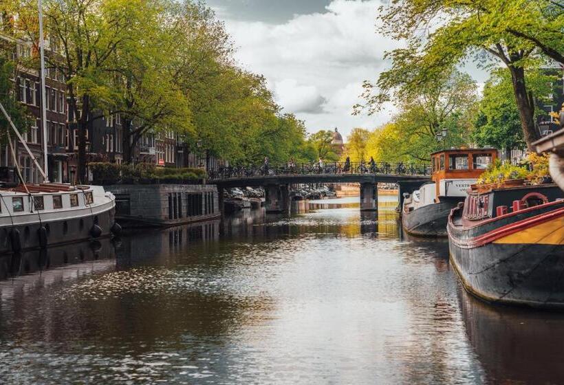 مبيت وإفطار 2 Houseboat Suites Amsterdam Prinsengracht