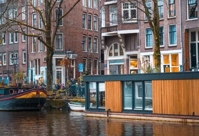 مبيت وإفطار 2 Houseboat Suites Amsterdam Prinsengracht