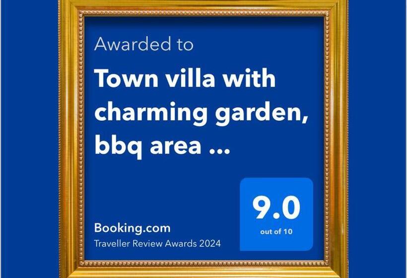 Town Villa With Charming Garden, Bbq Area & Sleeps 6