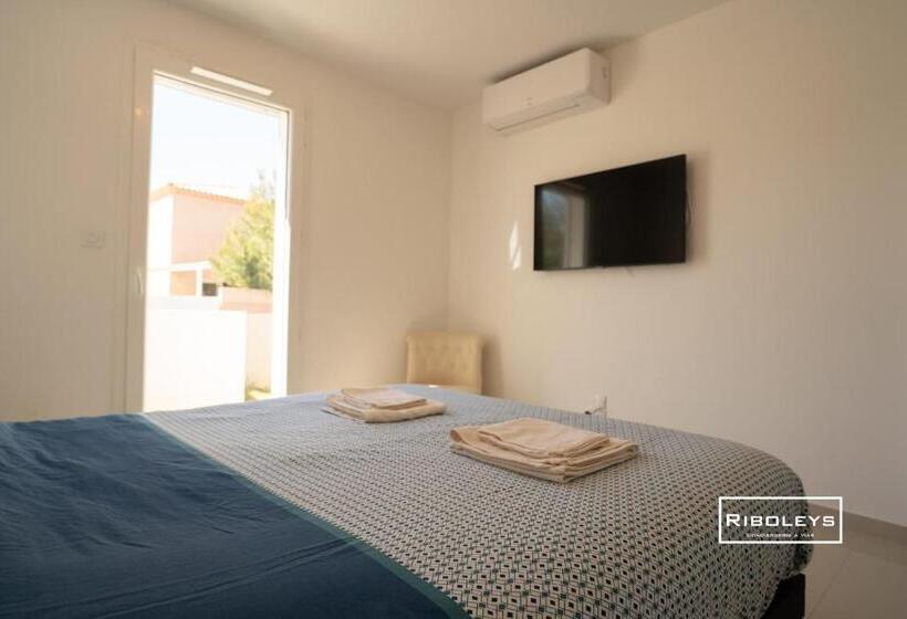 Grand T3 Neuf Climatisé Avec Wifi à 100m De La Plage