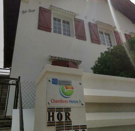 צימר Chambres D Hôtes Hor Dago Près De La Gare D Hendaye Avec Le Petit Déjeuner