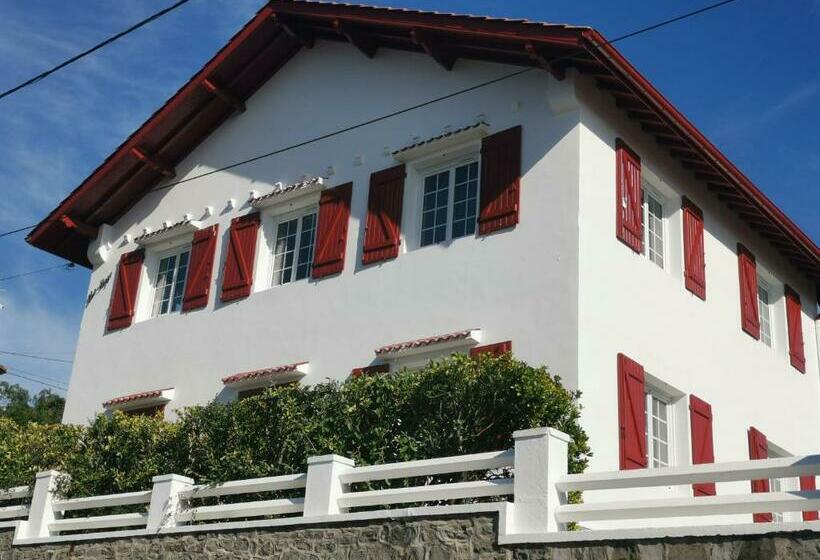 צימר Chambres D Hôtes Hor Dago Près De La Gare D Hendaye Avec Le Petit Déjeuner