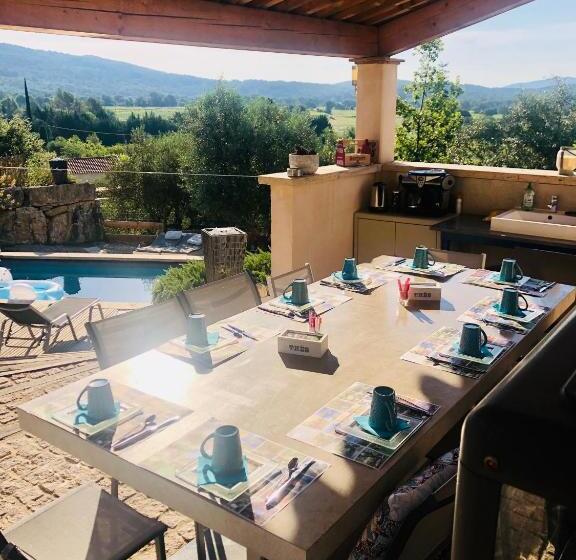 مبيت وإفطار O Patio Du Mas