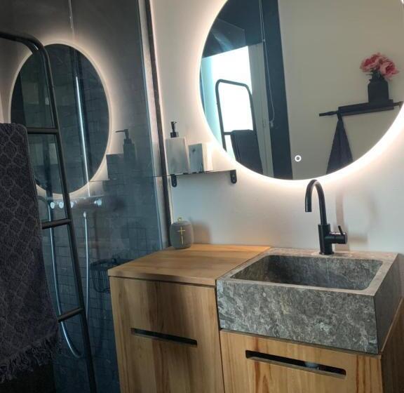 Villa Aux Palmiers,piscine 28°,pétanque,coeur Bassin