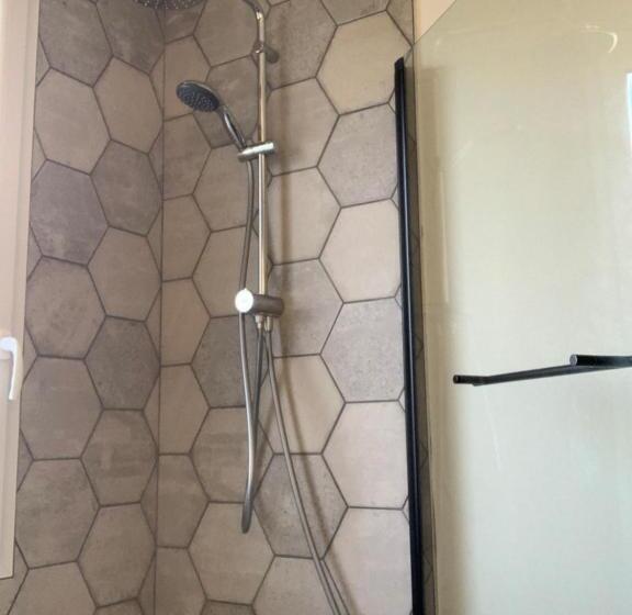 Villa Aux Palmiers,piscine 28°,pétanque,coeur Bassin