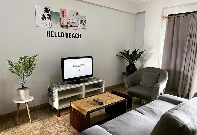 Villa Lippo Carita Langsung Pantai 3bedroom